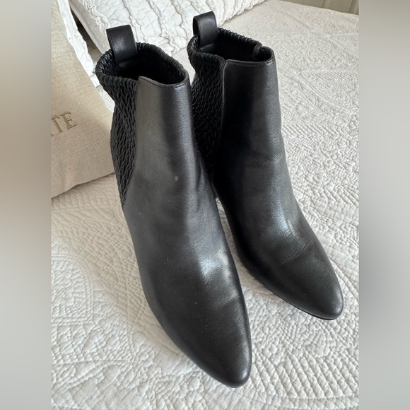 Cole Haan Shoes - Cole Haan Textured Black Ankle Boots